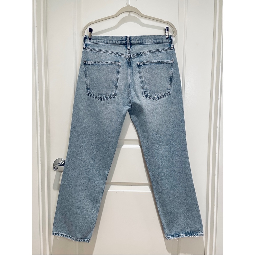 AGOLDE Ripley Cotton High-Rise Straight Jeans in Riptide - Picture 5 of 9